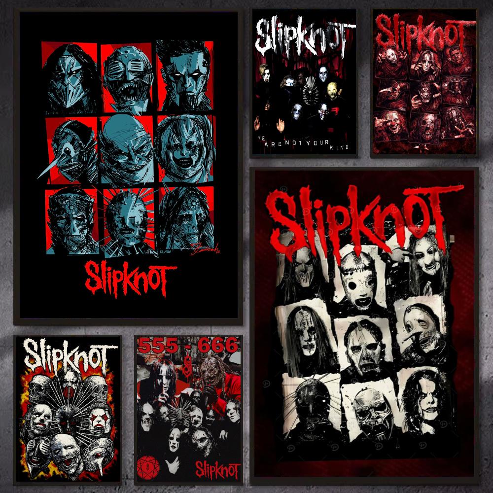 Musical Instrument Poster - Poster Rock Band S-Slipknot Poster Estetika