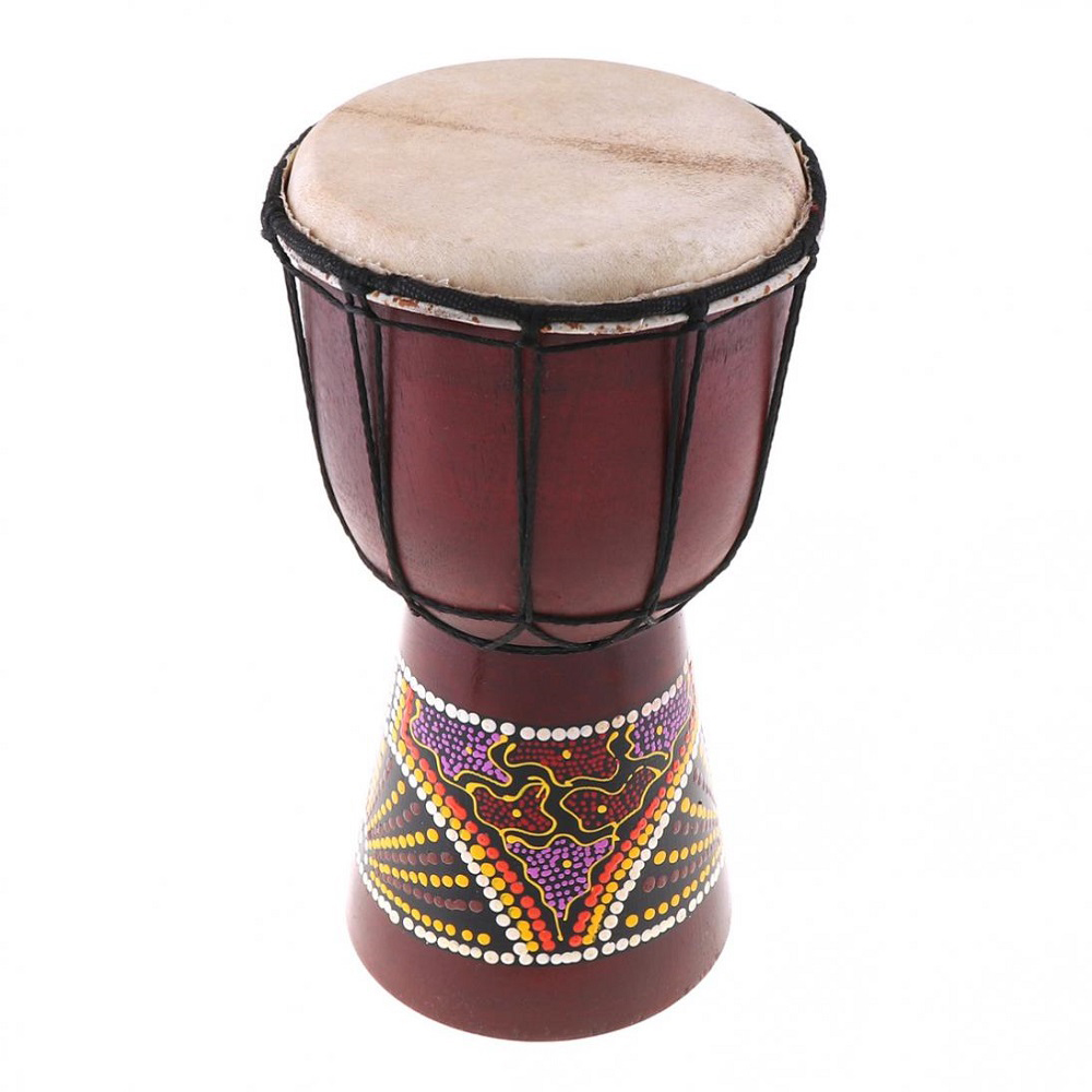 Djembe Hand Drum - Drum Djembe Afrika 6 inci, instrumen