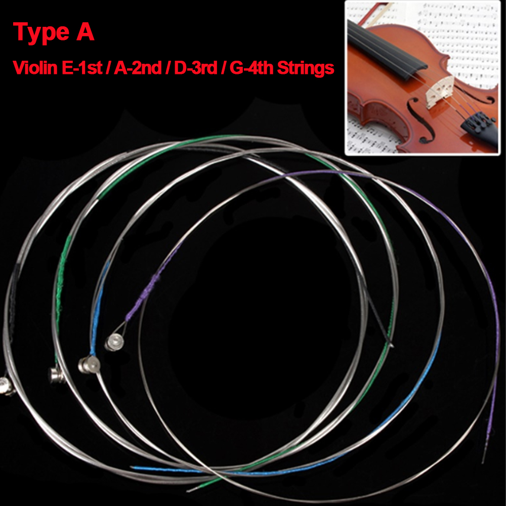 Musical Instrument Set - 4 buah/set senar biola E-A-D-G inti
