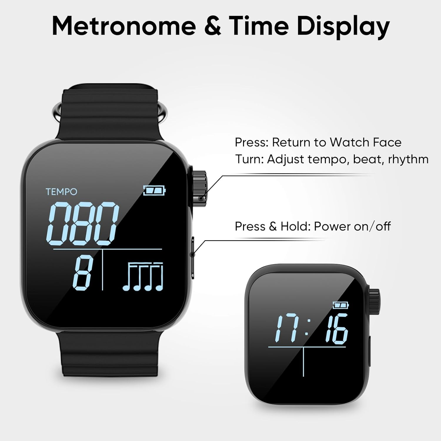 Musical Instrument All - Metronom Getar yang Dapat Dipakai 40-240