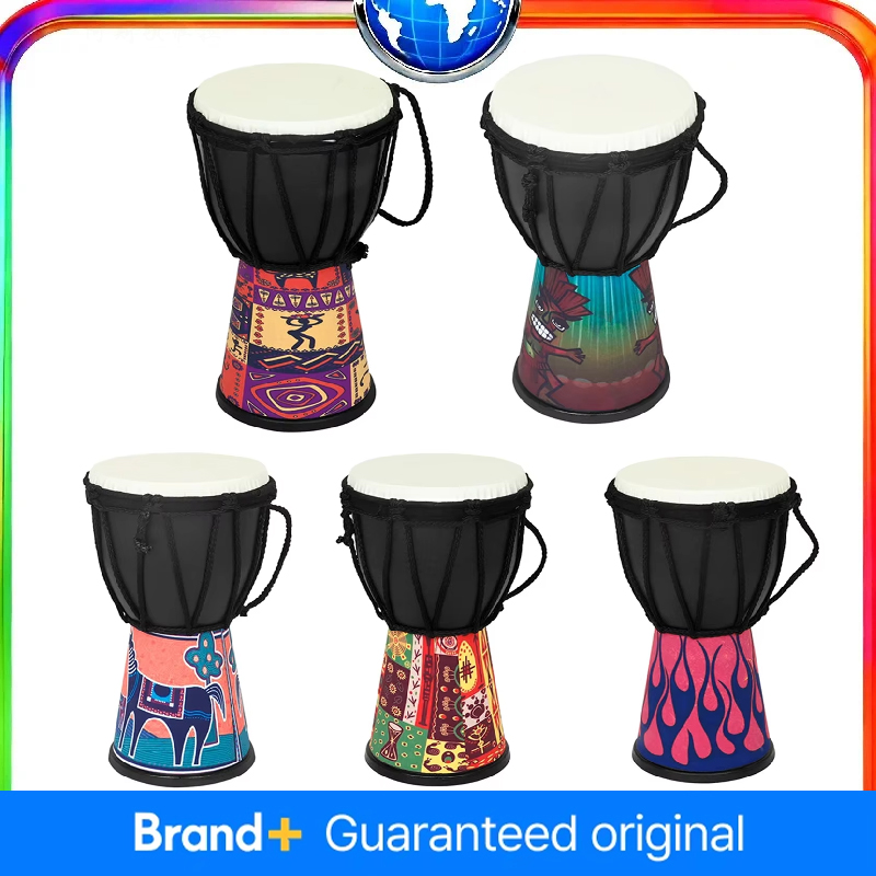 Djembe Hand Drum - Drum Afrika 4 Inci, Drum ABS,