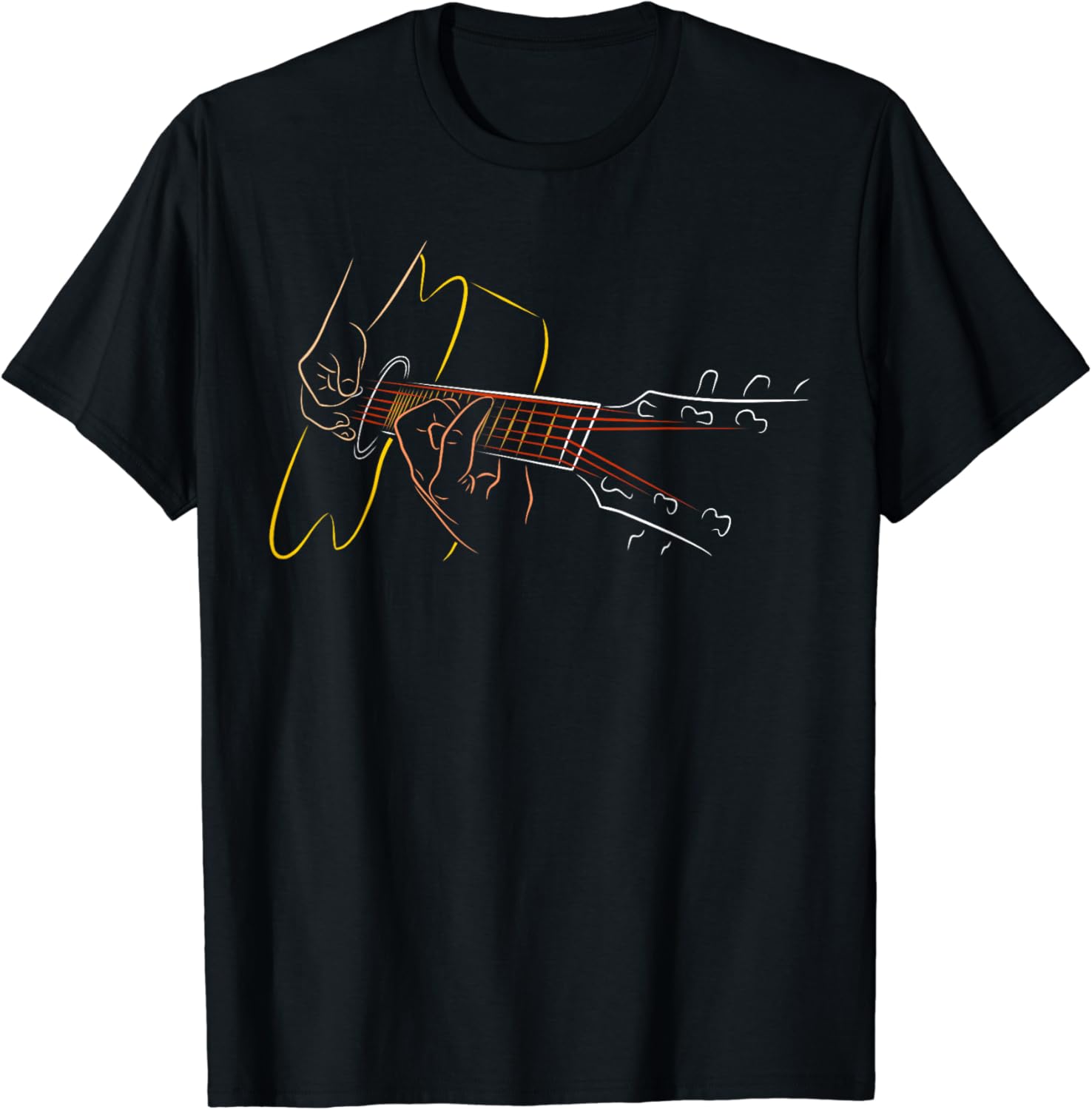 Musical Instrument Poster - Kaus pemain gitar akustik, atasan lembut