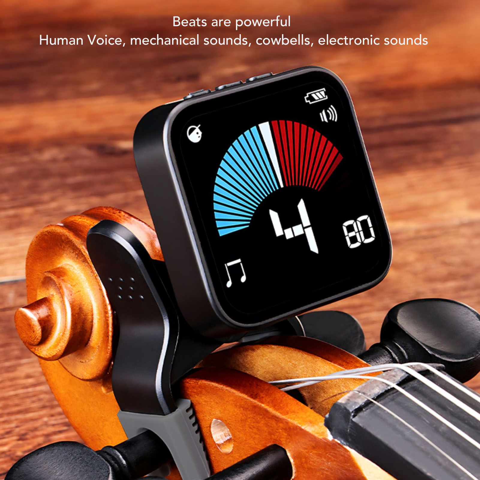 Musical Instrument Cello - Metronom Tuner Biola Tuner Elektronik Profesional