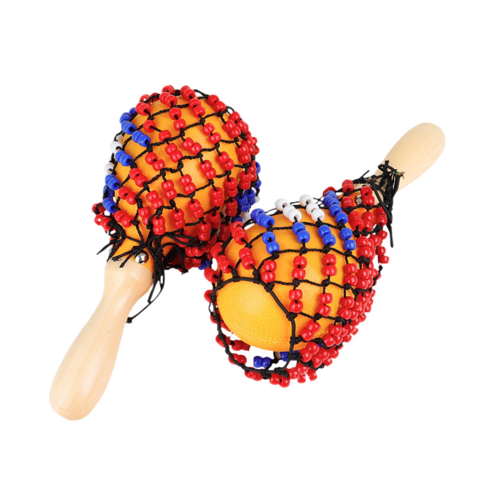 Musical Instrument Net - 2x Palu Pasir Maracas Kayu DIY