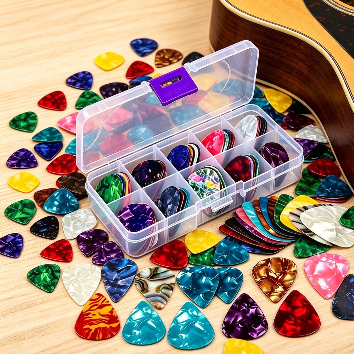40 Buah Plektrum Gitar ABS Ket - Musical Instrument Poster ulasan dan harga