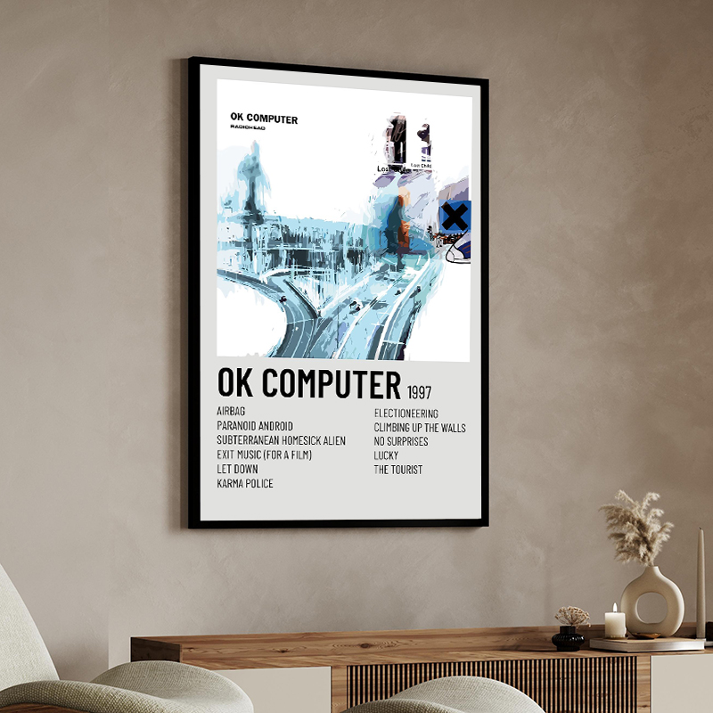 Poster Band Penyanyi R-radiohe - Musical Instrument Poster ulasan dan harga