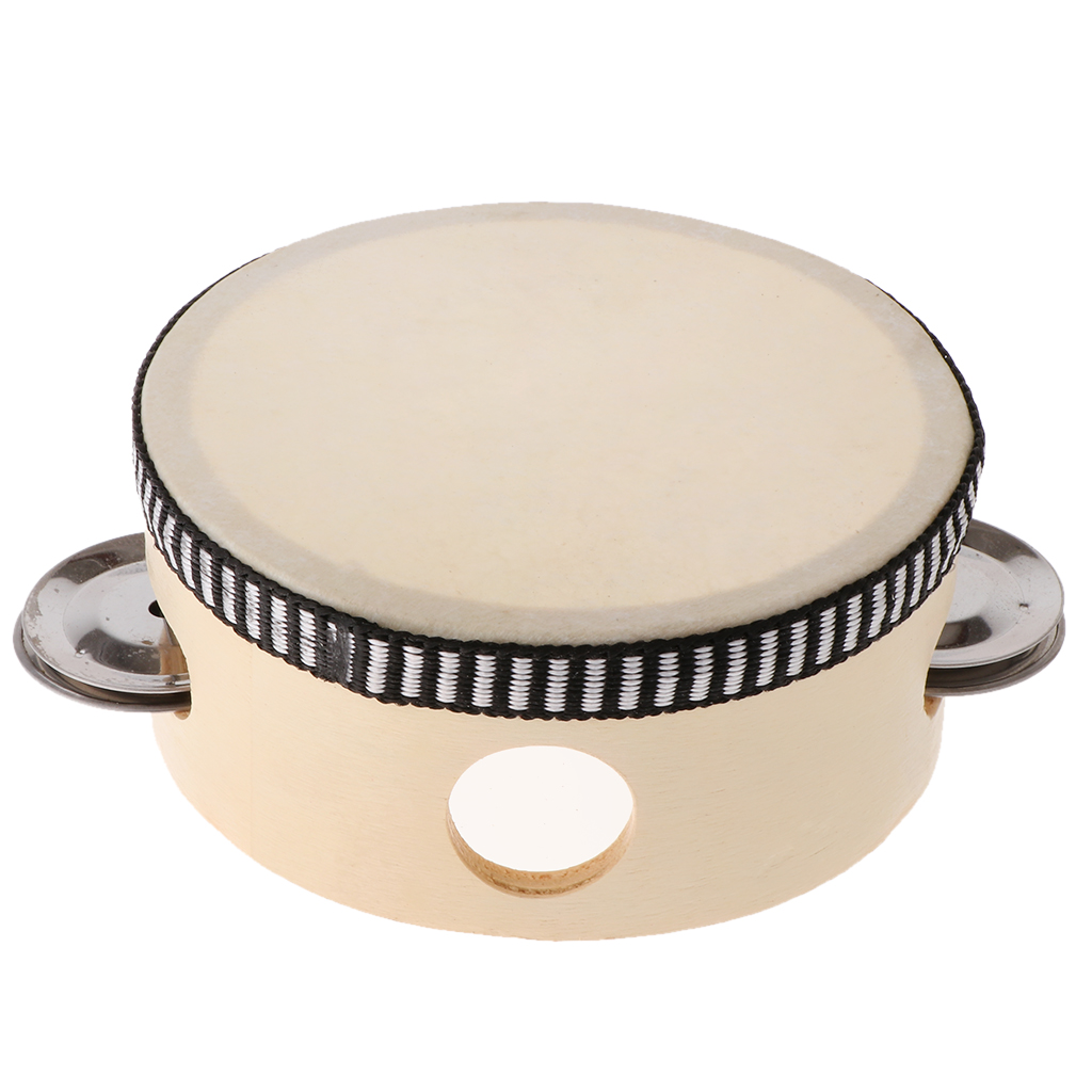 Instrumen Musik Tamborin Kayu, - Musical Instrument Tambourine ulasan dan harga