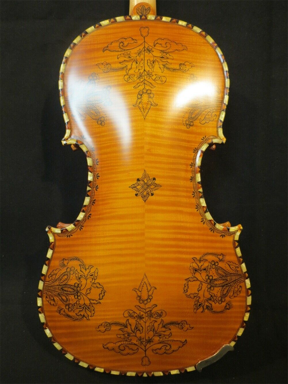 4/4 Hardanger Fiddle Replika B - Musical Instrument Fiddle ulasan dan harga