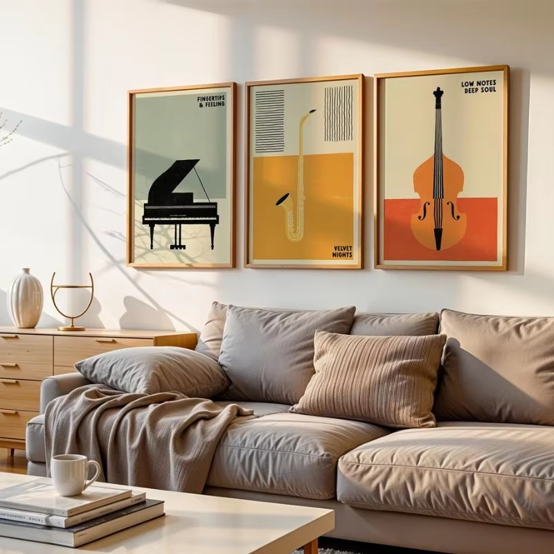 Poster Instrumen Musik Pop Aba - Musical Instrument Poster ulasan dan harga