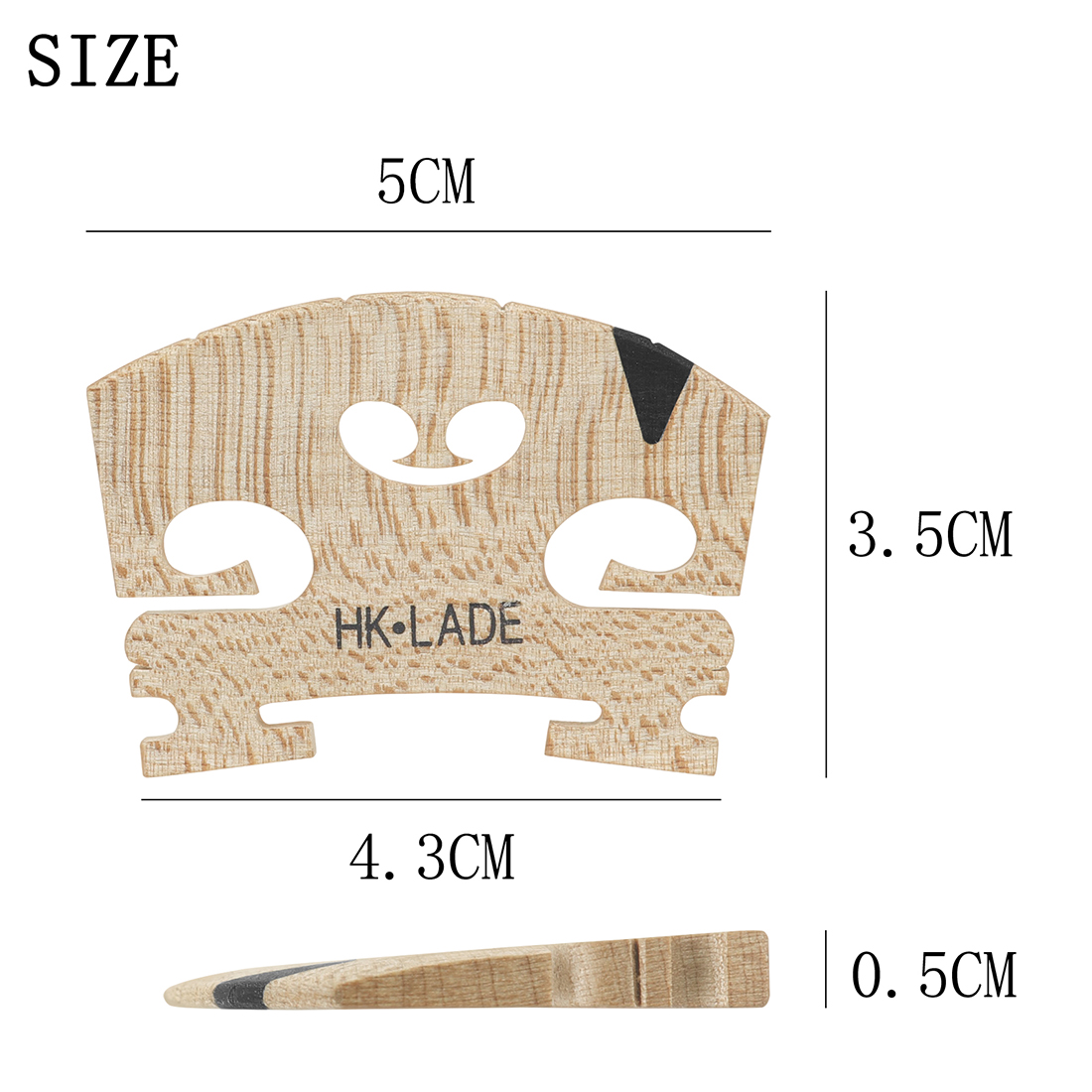 Jembatan Biola 4/4 dari Kayu M - Musical Instrument Fiddle ulasan dan harga