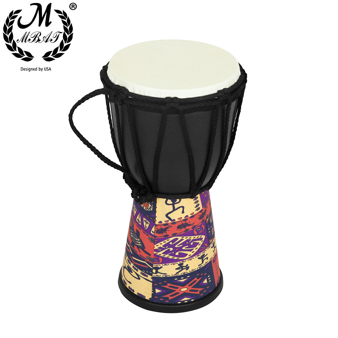 M MBAT 4 Inci Drum Djembe ABS  - Djembe Hand Drum ulasan dan harga