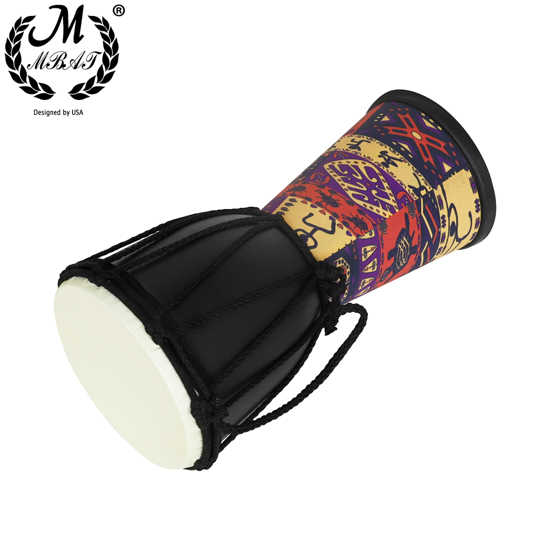M MBAT 4 Inci Drum Djembe ABS  - Djembe Hand Drum ulasan dan harga