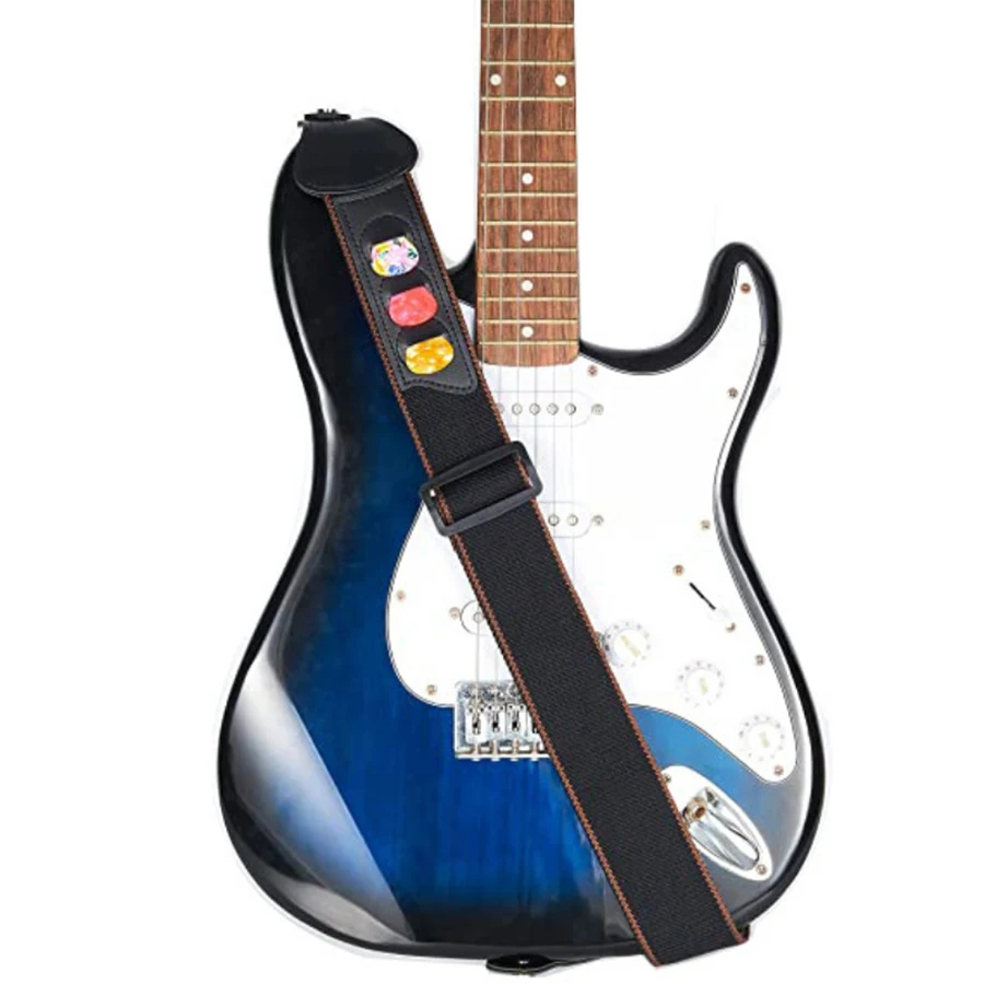 7 buah/set tali gitar hitam PU - Musical Instrument Set ulasan dan harga