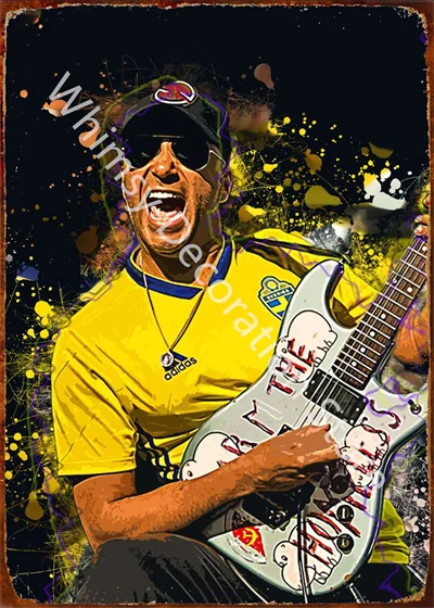 Band Rock penyanyi gitar Retro - Musical Instrument Poster ulasan dan harga