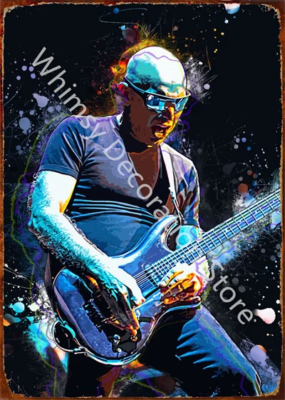 Band Rock penyanyi gitar Retro - Musical Instrument Poster ulasan dan harga