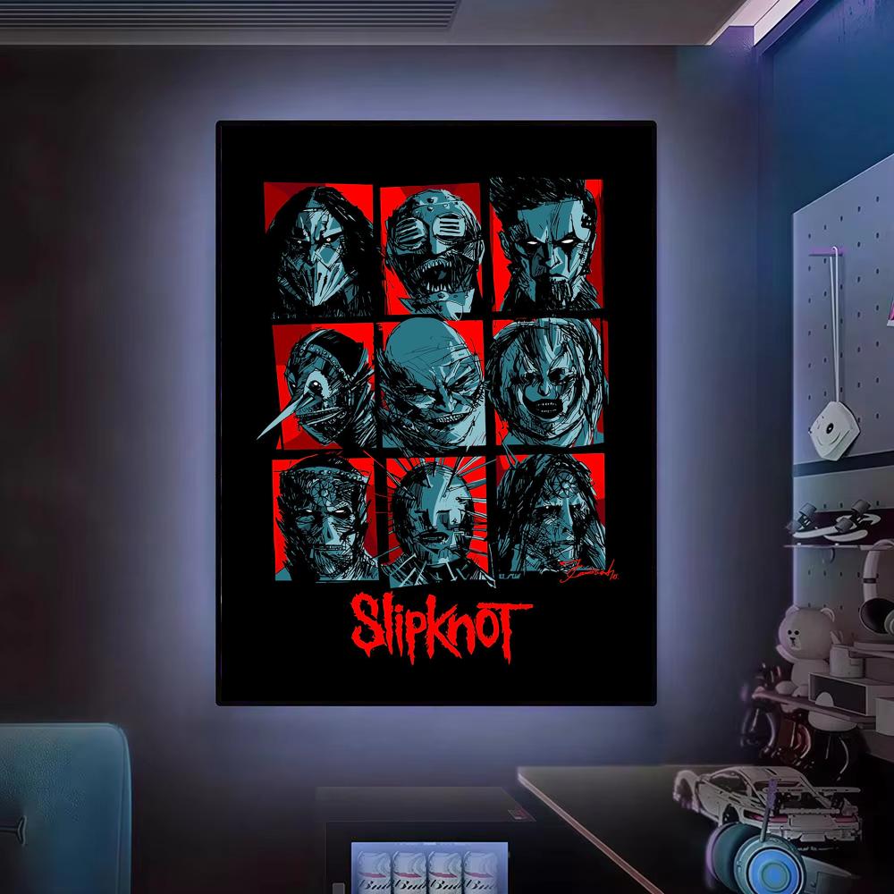 Poster Rock Band S-Slipknot Po - Musical Instrument Poster ulasan dan harga