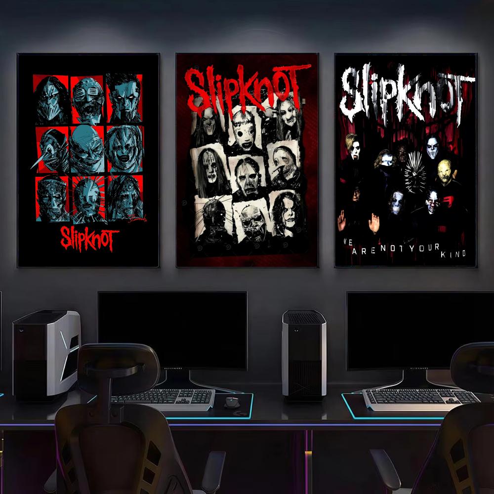 Poster Rock Band S-Slipknot Po - Musical Instrument Poster ulasan dan harga