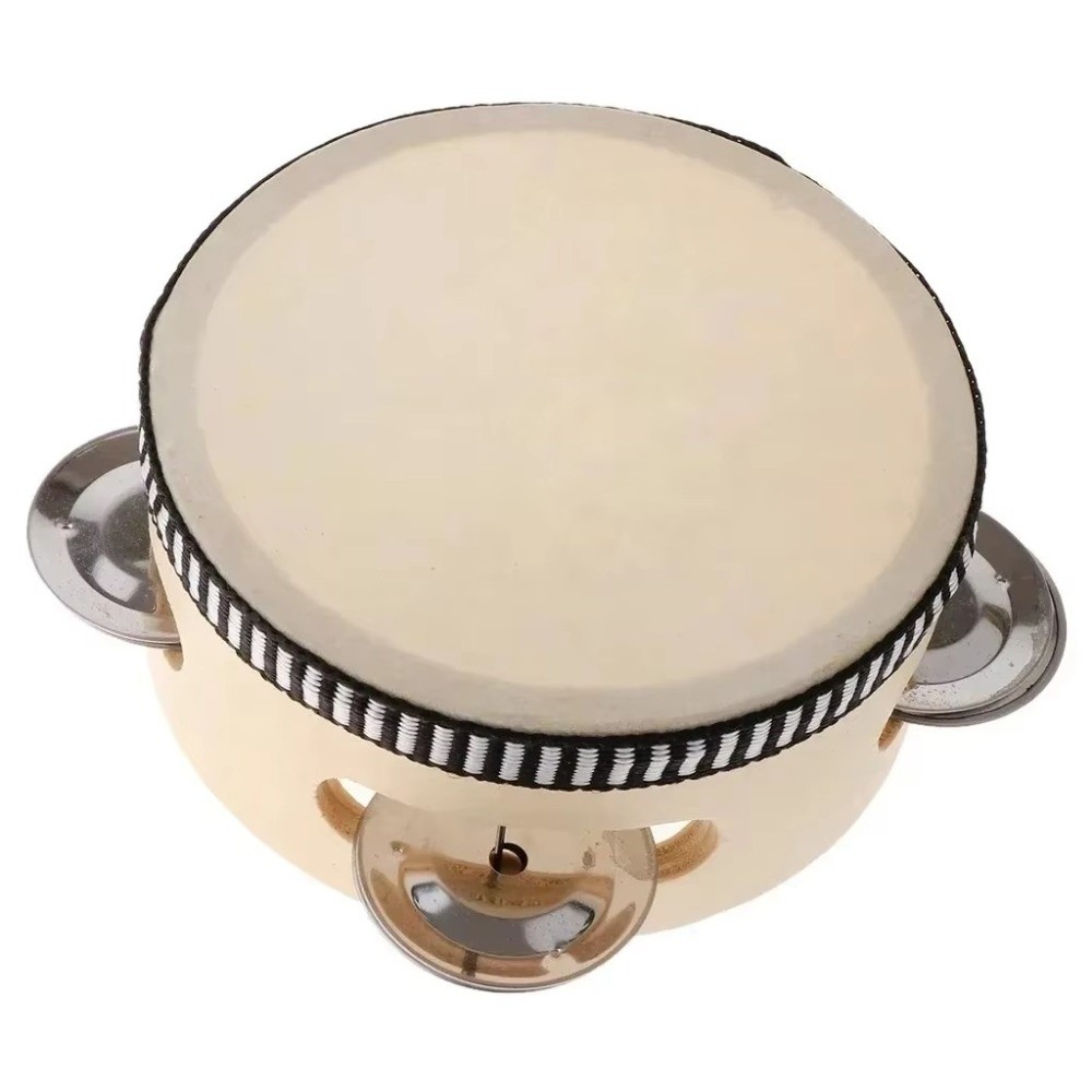 Drum Genggam Logam 4/6/8/10 In - Musical Instrument Tambourine ulasan dan harga