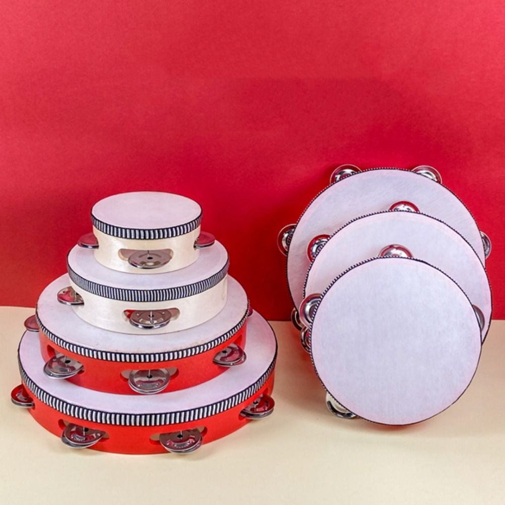 Drum Genggam Logam 4/6/8/10 In - Musical Instrument Tambourine ulasan dan harga