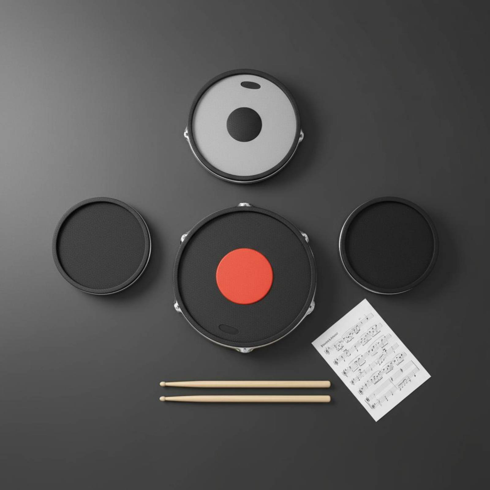 Peredam Suara Drum dan Cymbal, - Musical Instrument Set ulasan dan harga