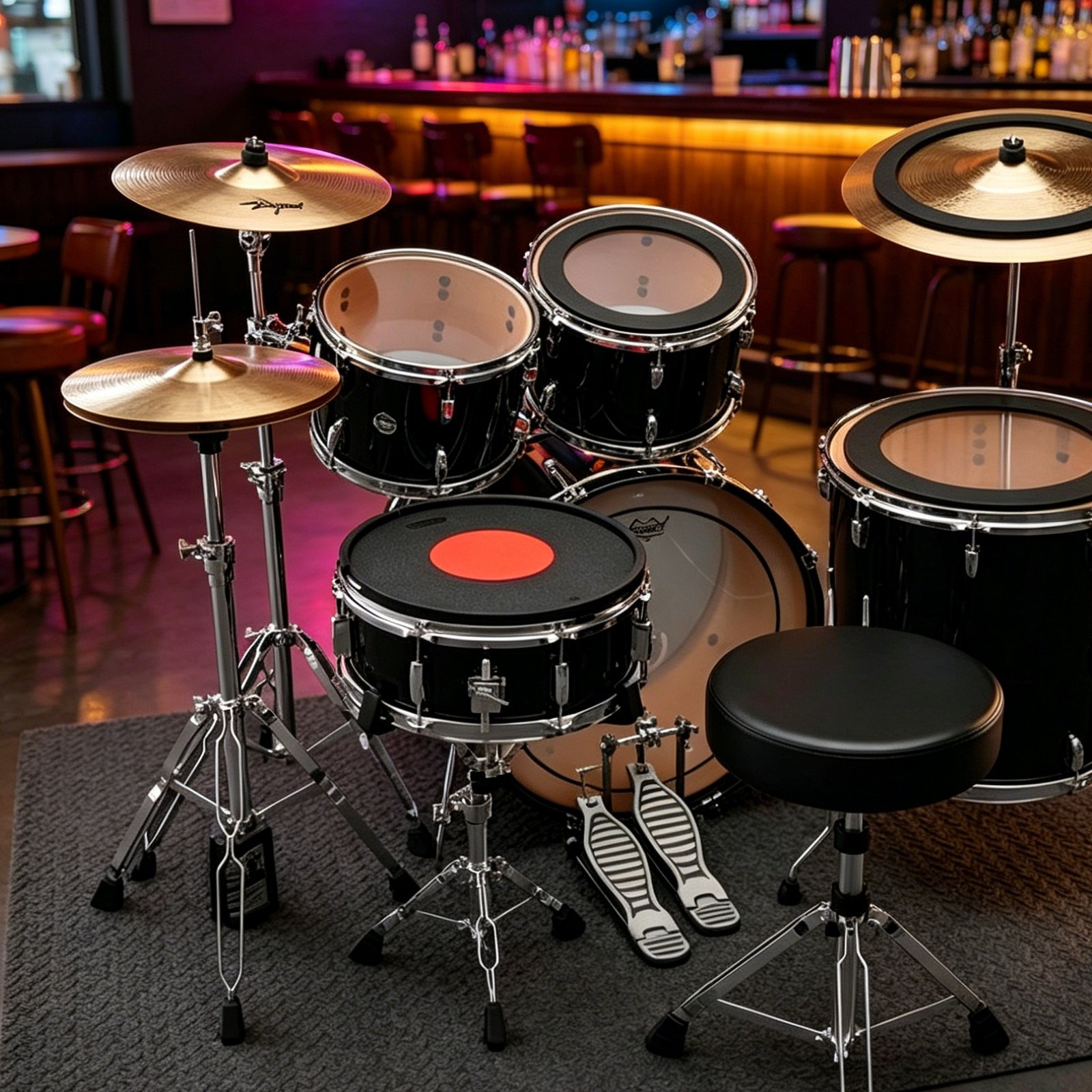 Peredam Suara Drum dan Cymbal, - Musical Instrument Set ulasan dan harga