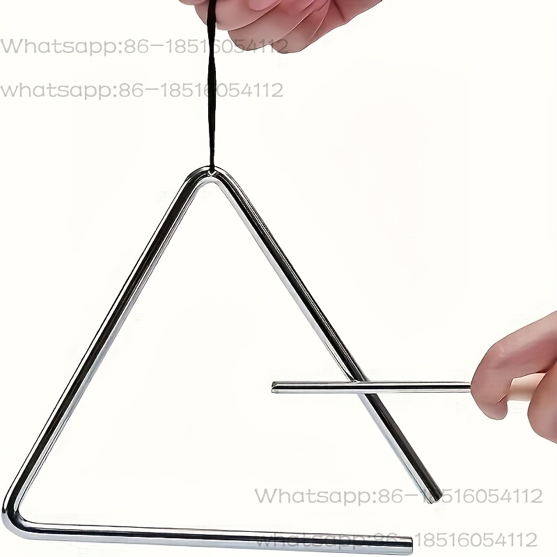 1 buah Set Instrumen Segitiga  - Triangle Beater Music ulasan dan harga
