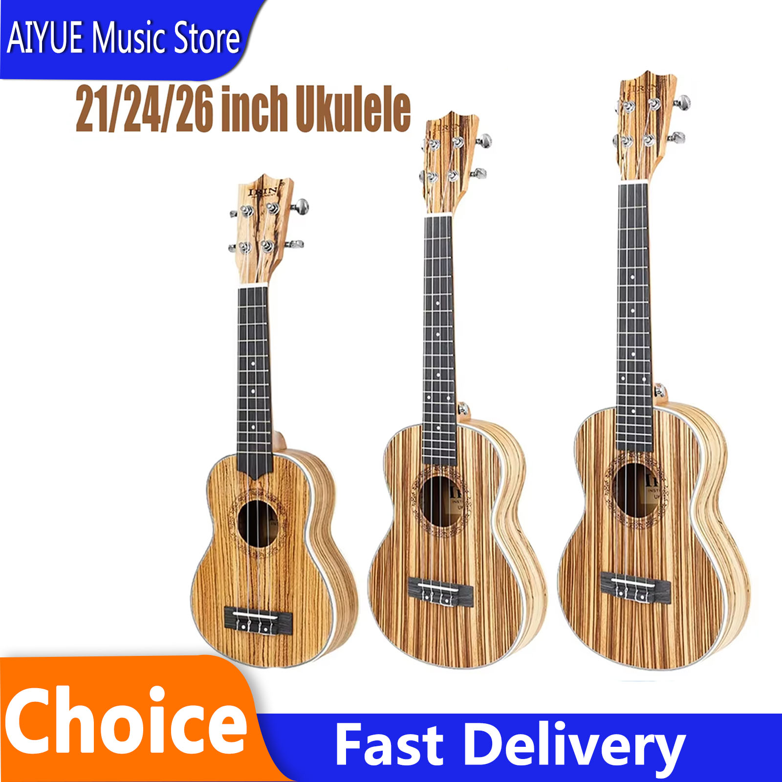 IRIN Ukulele 21/24/26 Inci Uku - Musical Instrument Hawaiian ulasan dan harga