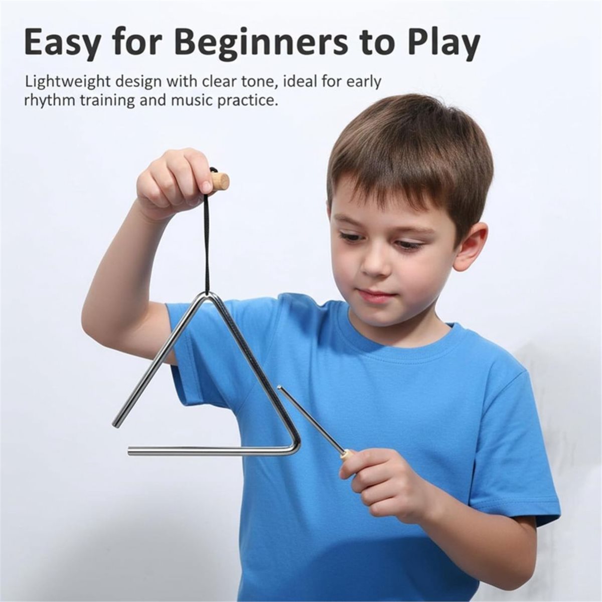 B72ABG 2 Buah Alat Musik Segit - Triangle Beater Music ulasan dan harga