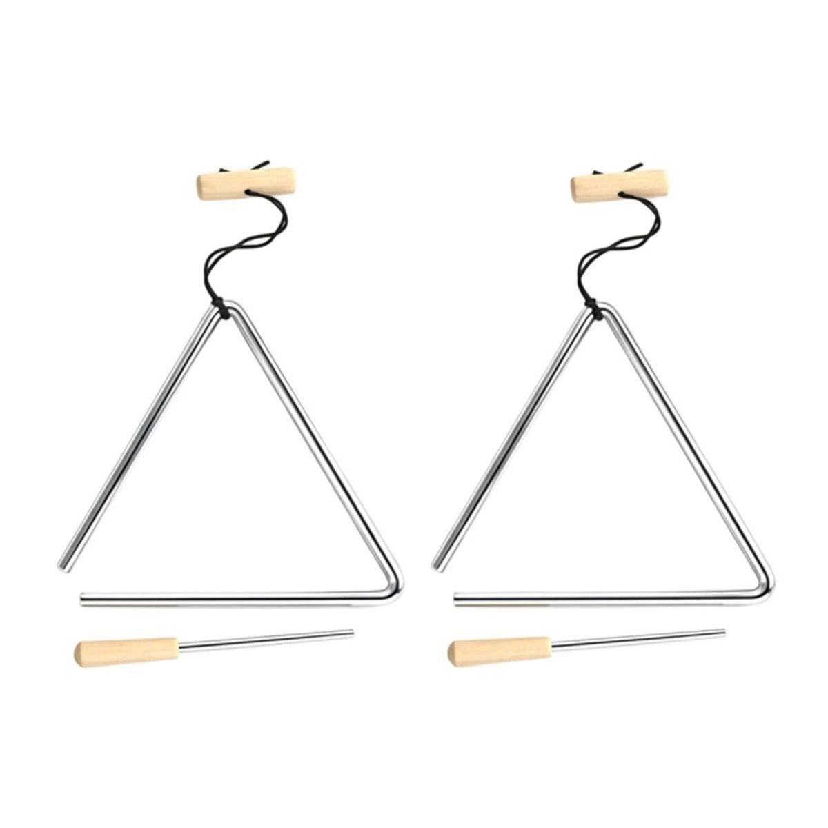 B72ABG 2 Buah Alat Musik Segit - Triangle Beater Music ulasan dan harga