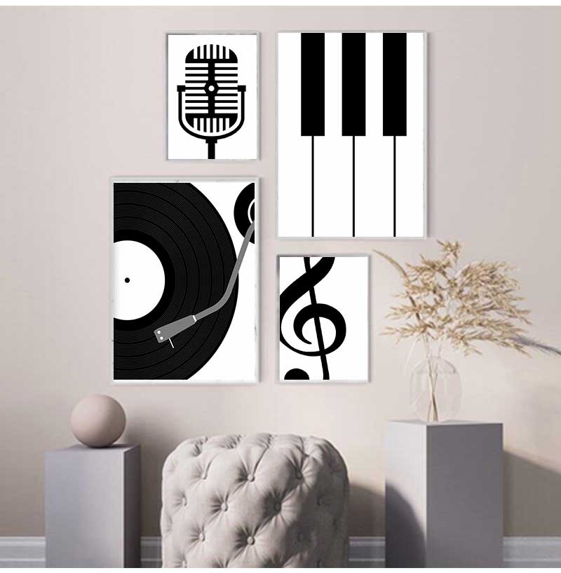 Poster instrumen minimalis dan - Picture Of Musical Instrument ulasan dan harga