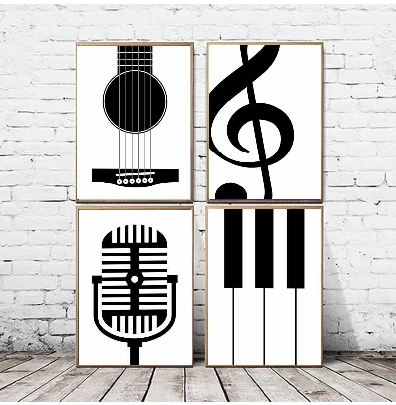 Poster instrumen minimalis dan - Picture Of Musical Instrument ulasan dan harga