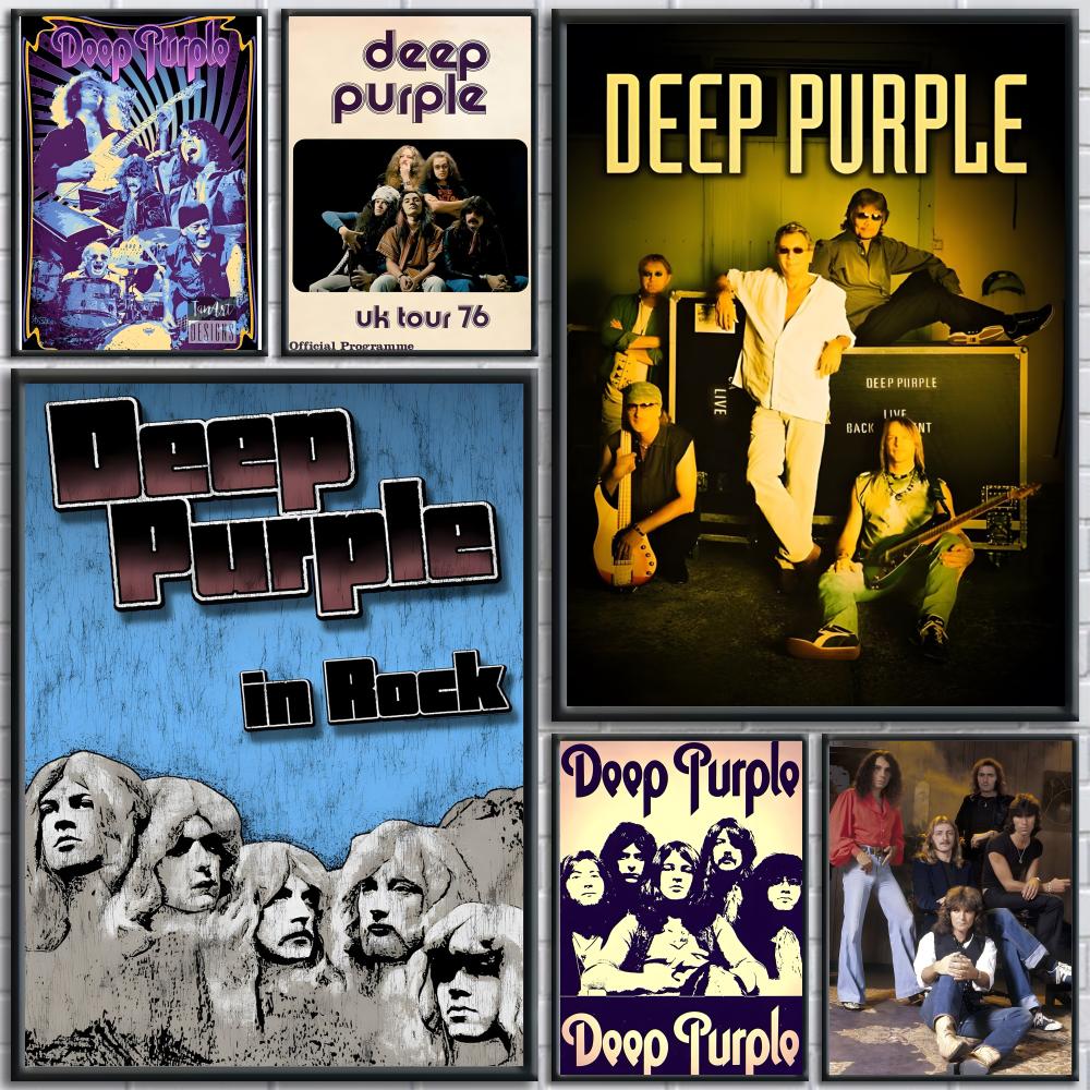 Musik Band Hard Rock-Deep Purp - Musical Instrument Poster ulasan dan harga
