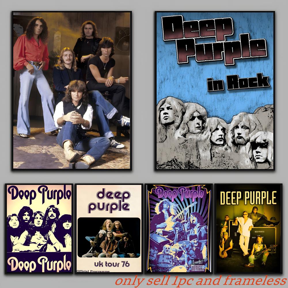 Musik Band Hard Rock-Deep Purp - Musical Instrument Poster ulasan dan harga