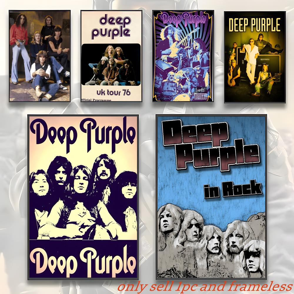 Musik Band Hard Rock-Deep Purp - Musical Instrument Poster ulasan dan harga