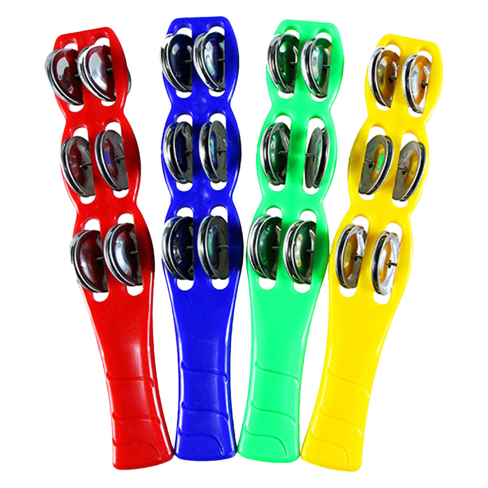 4 Buah Tongkat Jingle Plastik  - Musical Instrument Tambourine ulasan dan harga