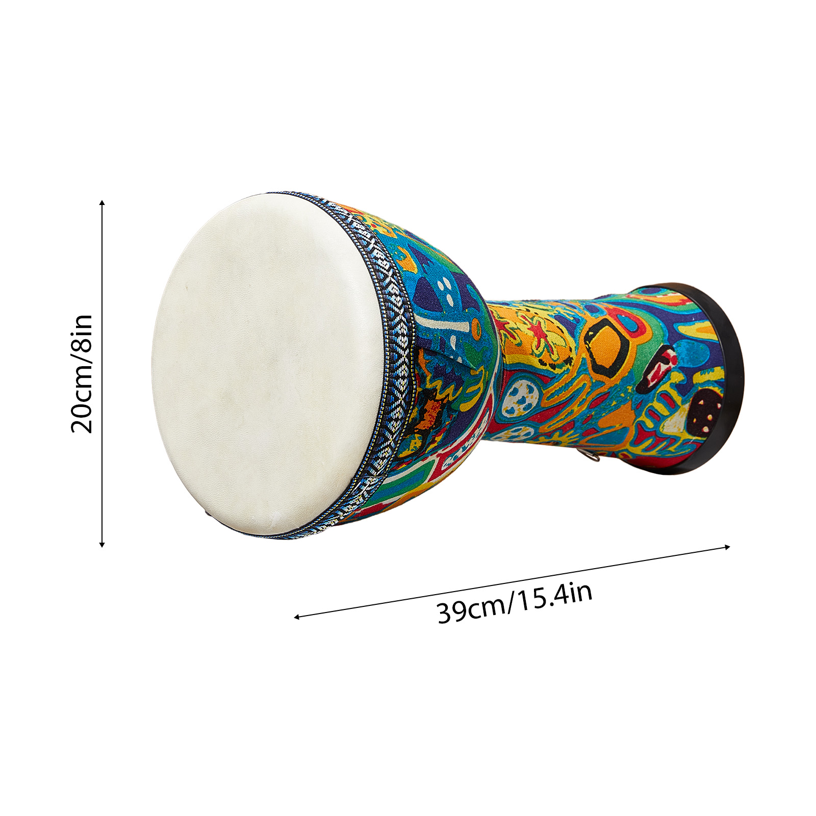 Drum Afrika 8 Inci Drum Tangan - Djembe Hand Drum ulasan dan harga