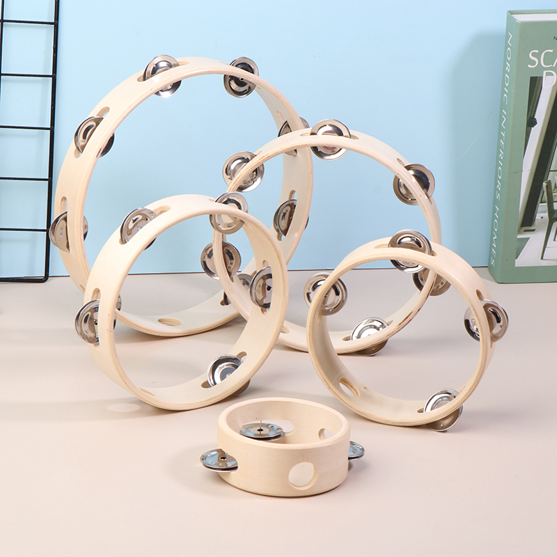 4/6/7/8/10 Inci Mainan Drum Ta - Musical Instrument Tambourine ulasan dan harga
