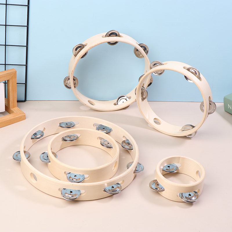 4/6/7/8/10 Inci Mainan Drum Ta - Musical Instrument Tambourine ulasan dan harga