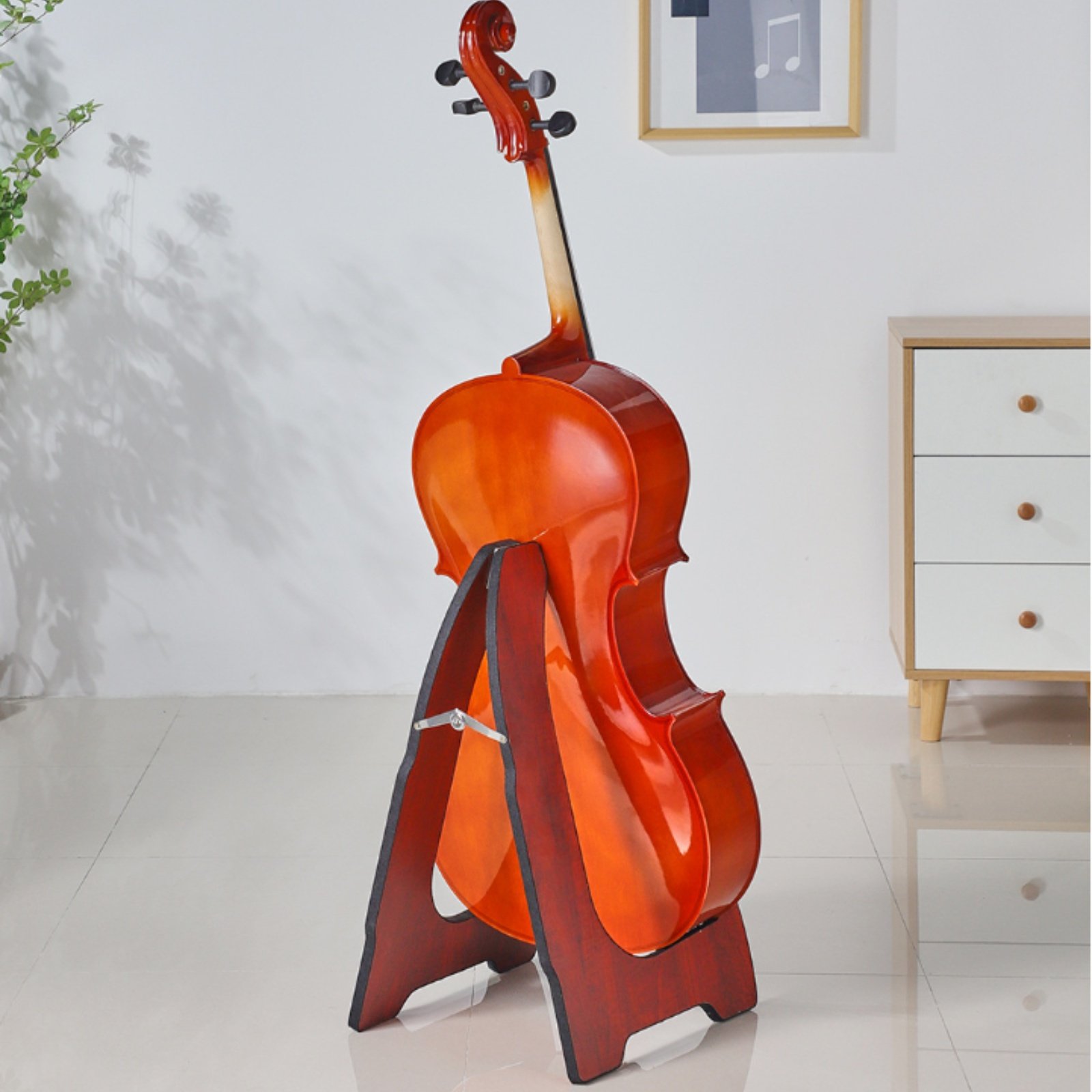 Stand Cello Lantai Desain Eleg - Musical Instrument Cello ulasan dan harga