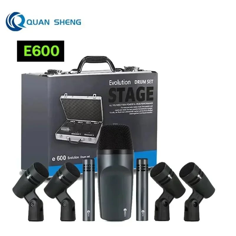 Tersedia Kit Mikrofon Drum E60 - Musical Instrument Of ulasan dan harga