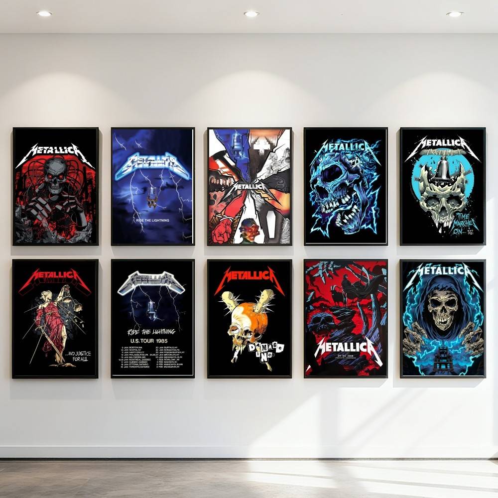 Poster Band Rock Keren M-METAL - Musical Instrument Poster ulasan dan harga