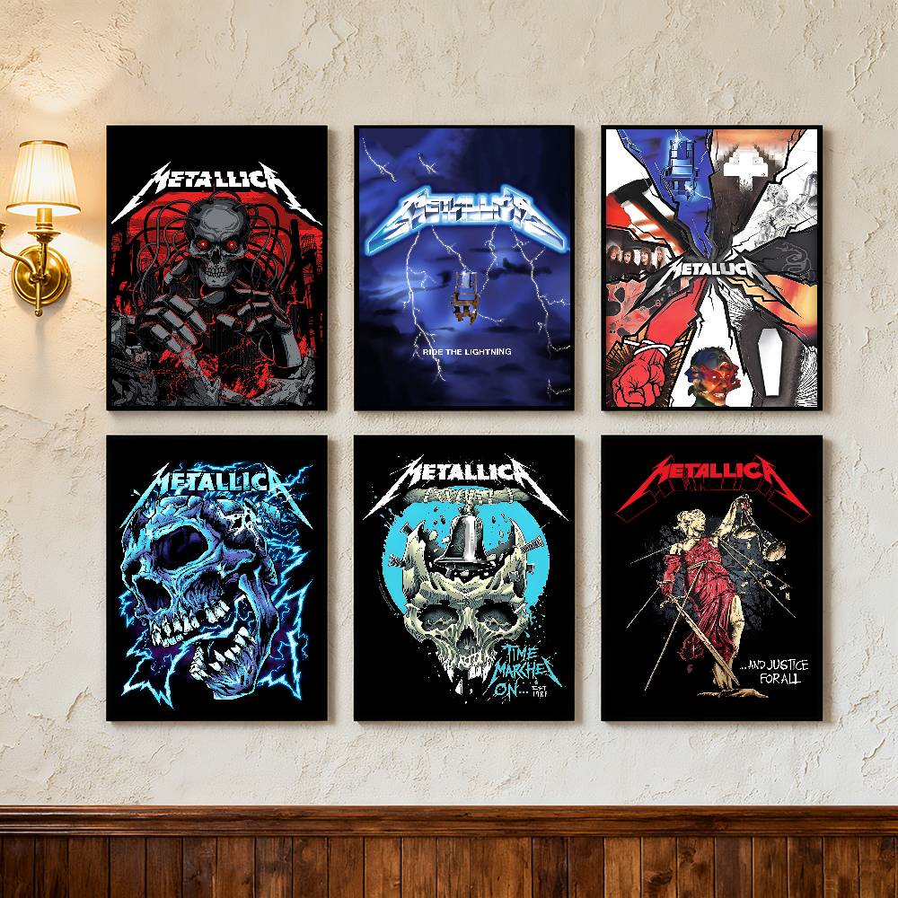 Poster Band Rock Keren M-METAL - Musical Instrument Poster ulasan dan harga