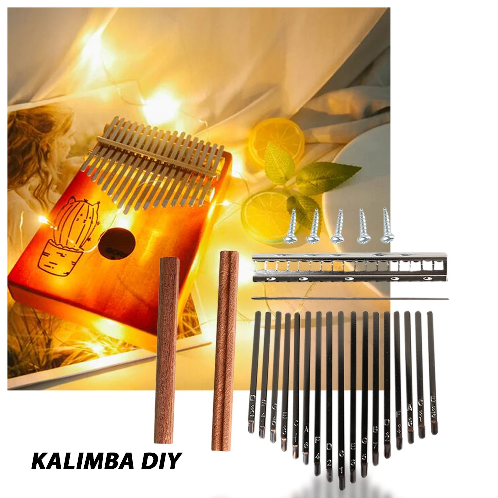 DIY 17 Nada Kalimba Kunci Tima - Musical Instrument Set ulasan dan harga
