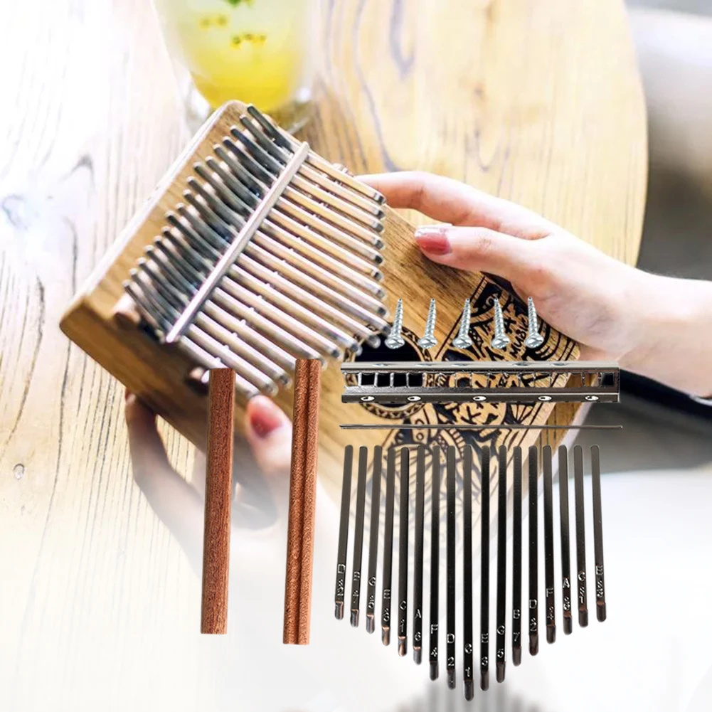 DIY 17 Nada Kalimba Kunci Tima - Musical Instrument Set ulasan dan harga