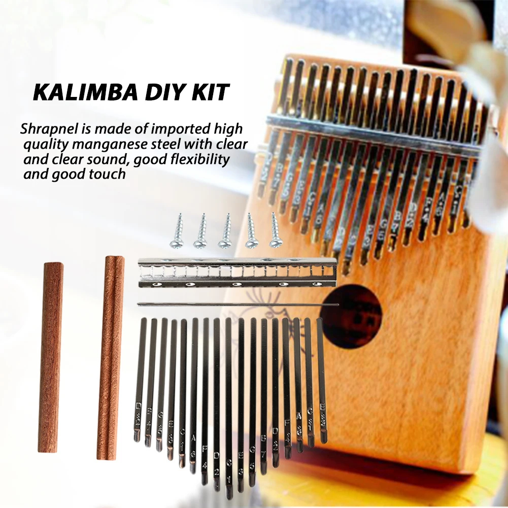 DIY 17 Nada Kalimba Kunci Tima - Musical Instrument Set ulasan dan harga
