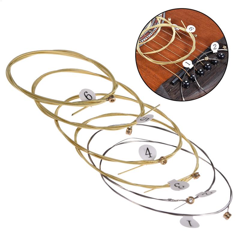 Promo panas 6pcs/set Senar Git - Musical Instrument Set ulasan dan harga
