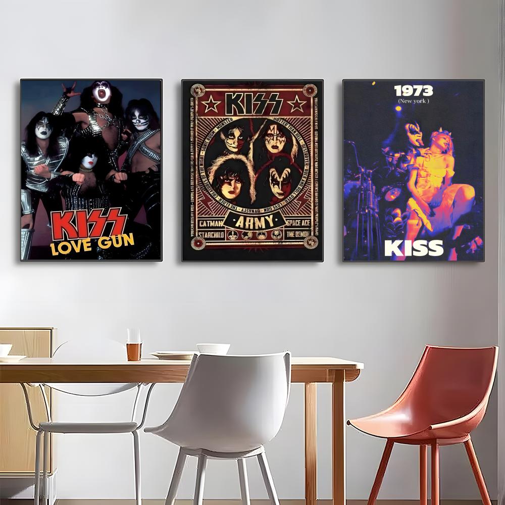 Poster K-Kiss Kraft Rock Band- - Musical Instrument Poster ulasan dan harga