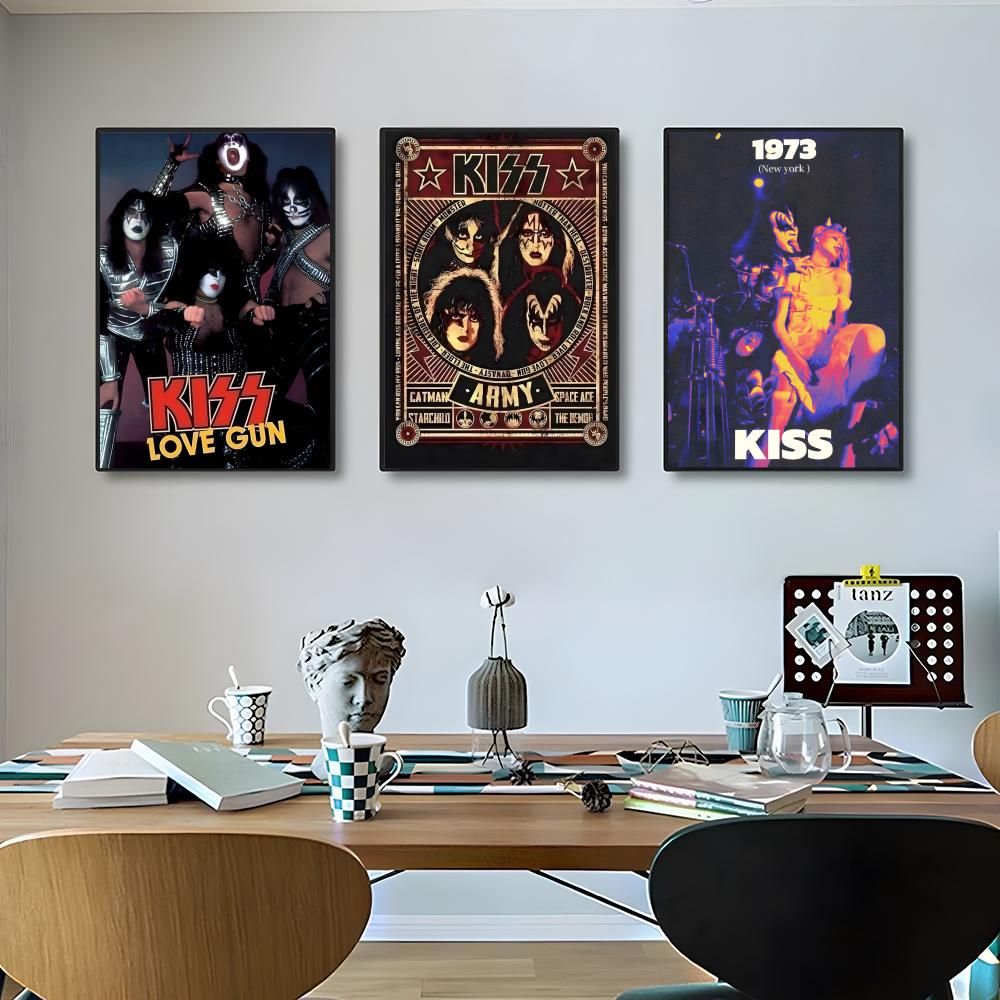Poster K-Kiss Kraft Rock Band- - Musical Instrument Poster ulasan dan harga