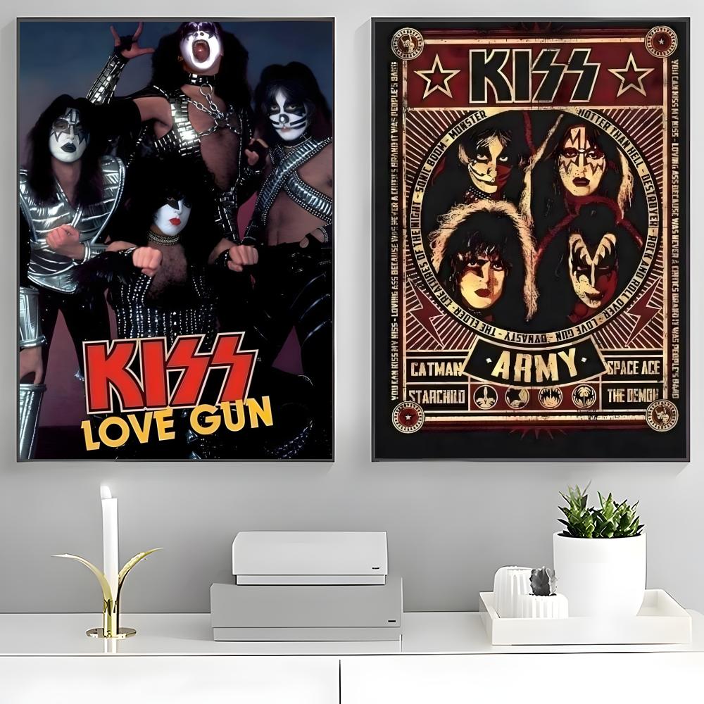 Poster K-Kiss Kraft Rock Band- - Musical Instrument Poster ulasan dan harga