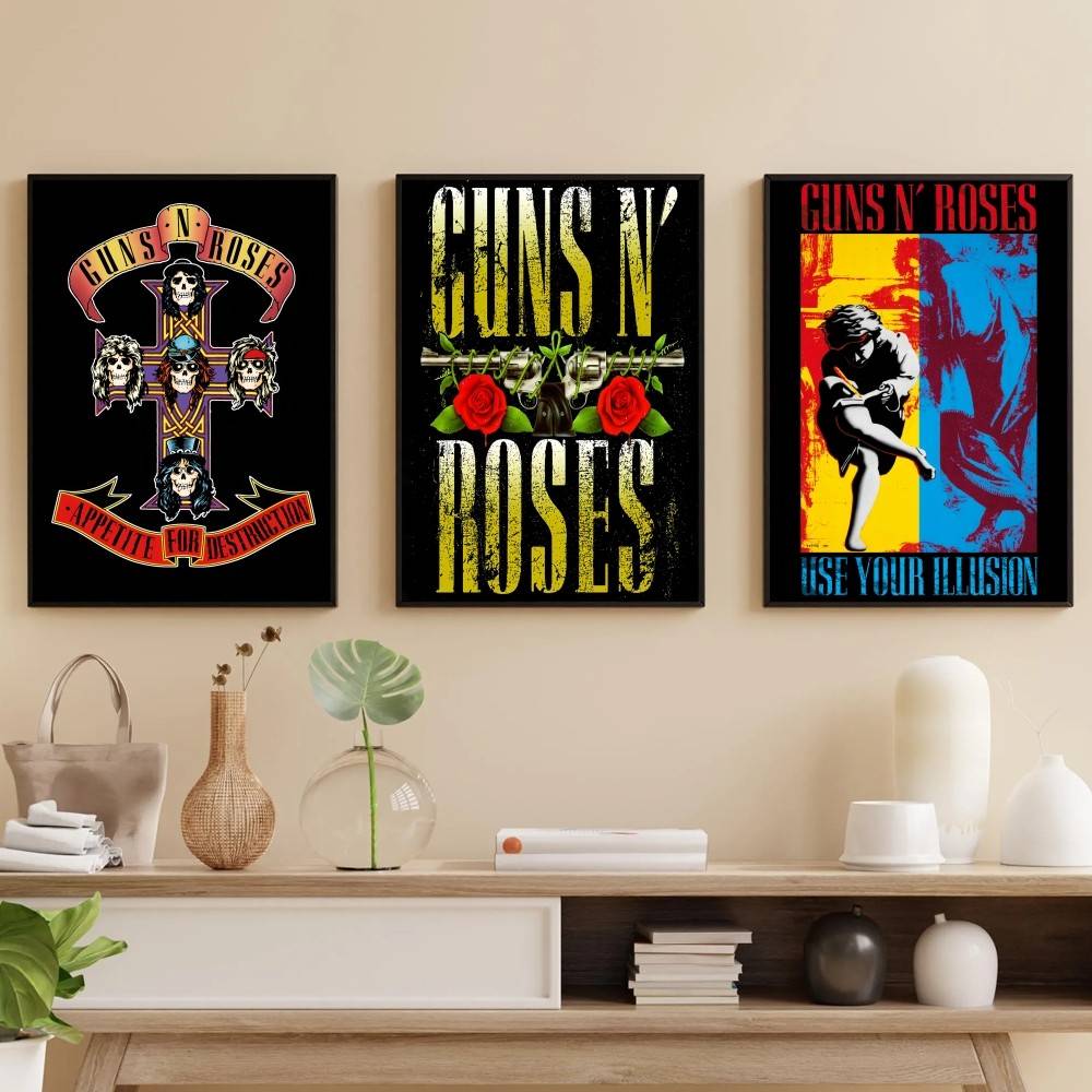 G-Guns Rock Band N R-Roses Pos - Musical Instrument Poster ulasan dan harga